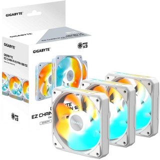 Ventilateur supplementaire Gigabyte EZ CHAIN RVS FAN 120 120 mm 2200RPM ARGB