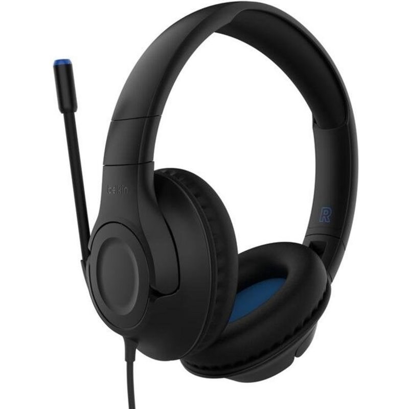 Casque Belkin ENA011HQBK filaire USB-C et 3,5 mm Gaming enfant pliable noir