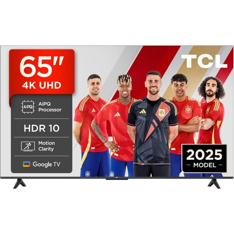 TV TCL LED 65V6C 65" 4K UltraHD 60 Hz Smart TV Google TV Dolby Vision HDR10+ Métal