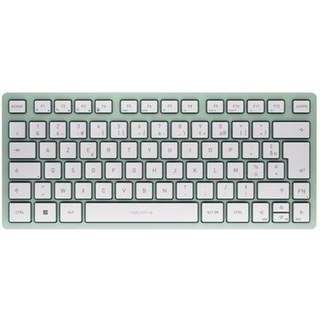 Clavier Cherry KW 7100 MINI BT compact sans fil Bluetooth AZERTY menthe