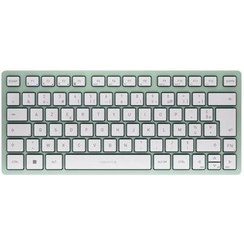Clavier Cherry KW 7100 MINI BT compact sans fil Bluetooth AZERTY menthe