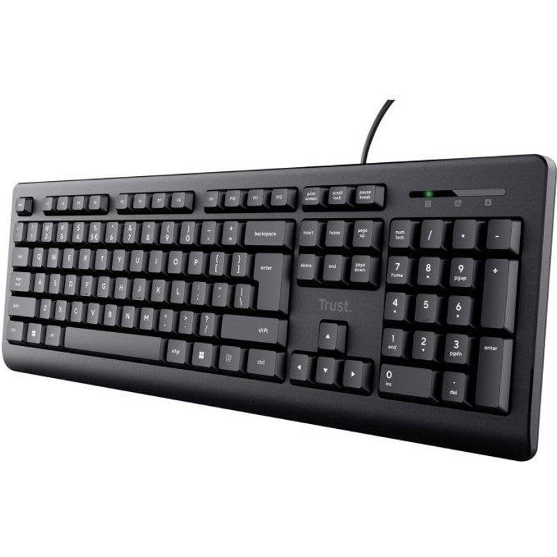 Clavier Trust Primo à membrane AZERTY FR complet résistant aux éclaboussures