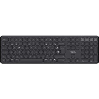 Clavier Trust Vaiya sans fil multi-appareils AZERTY avec pavé numérique