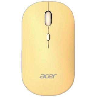 Souris Acer AMR130 Bluetooth 5.2 1600DPI Jaune Dual 2.4 GHz 4 Boutons Ergonomique