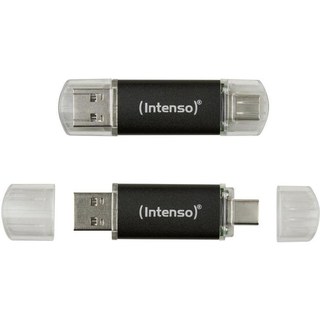 Clé USB Intenso Twist Line 128 Go USB 3.2 Gen 1 Type-A Type-C Anthracite