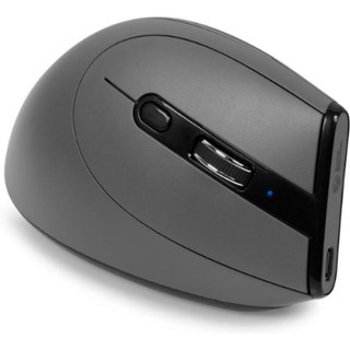 Souris BakkerElkhuizen Grip Pro Sans Fil 2400DPI Gris Noir Jaune Verticale