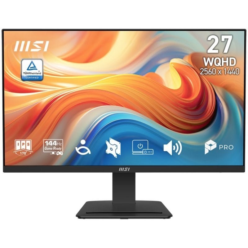 Écran PC MSI Pro MP273Q E14 27" WQHD 144 Hz IPS 4MS Haut-parleurs