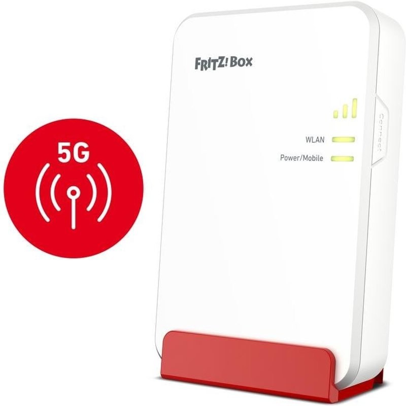 FRITZ! Router Fritz Box 6860 5G Wi-Fi 6 3000MBPS Double Bande Mesh DECT PoE+