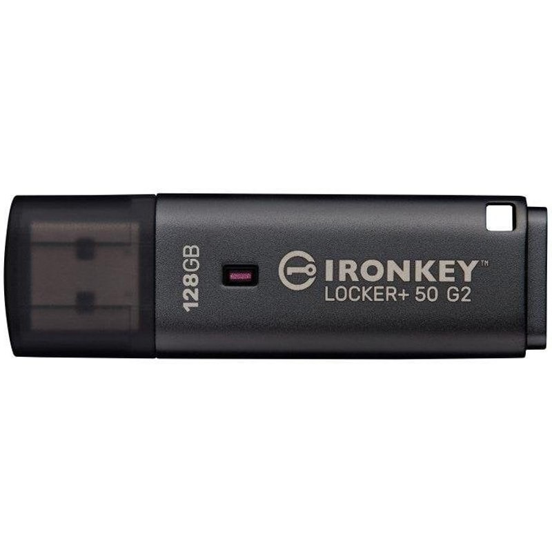 Clé USB Kingston IronKey Locker Plus 50 G2 128 Go FIPS 197 AES-256