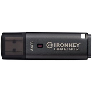 Clé USB Kingston IronKey Locker Plus 50 G2 64 Go FIPS 197 AES-256
