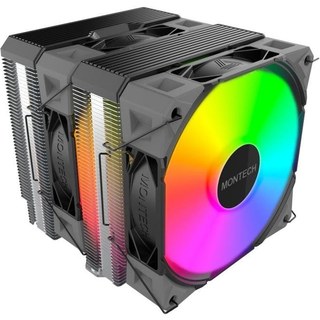 Refrigeration Air Montech Socket LGA1700 AM5 120 mm NX600 ARGB Double Ventilateur LED
