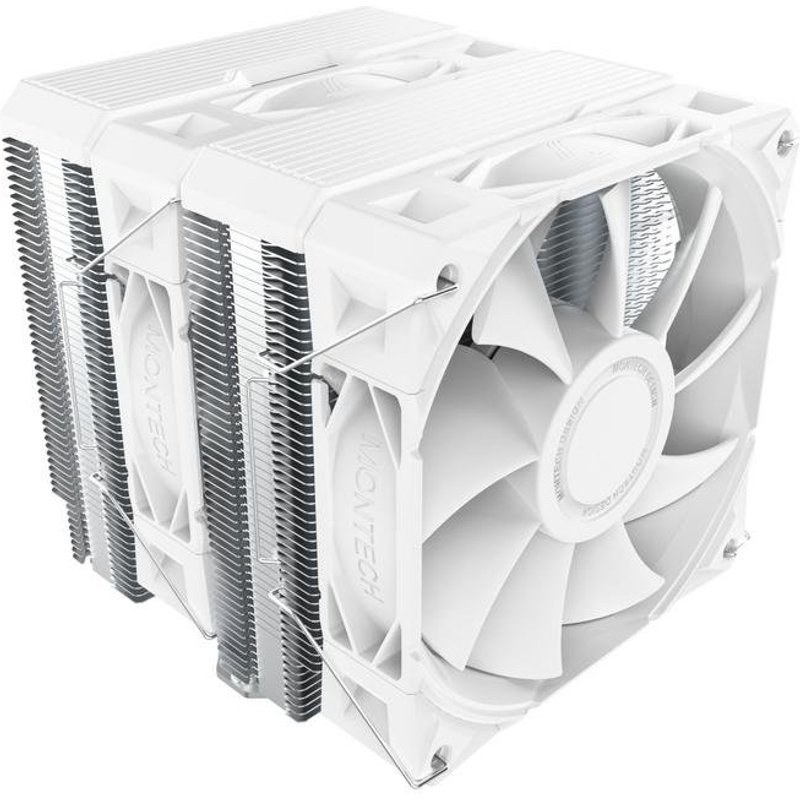 Refrigeration Air Montech Socket LGA1700 AM5 120 mm NX600 Blanc Dual Tower PWM