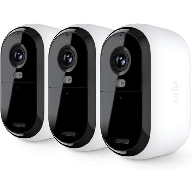 Caméra de surveillance Arlo Essential 3,2K Vision Nocturne Intérieur et Extérieur Audio
