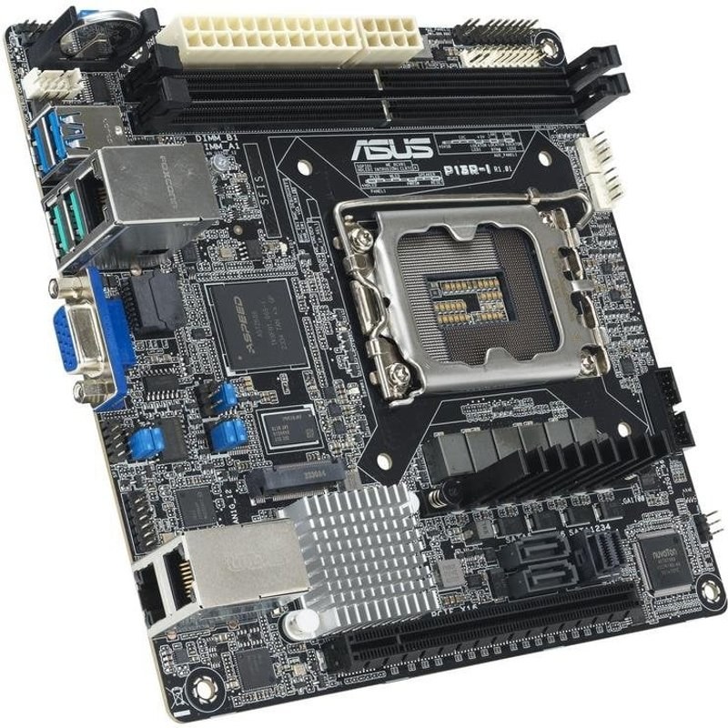 Carte mère ASUS P13R-I Intel C262 LGA1700 DDR5 Mini ITX ECC PCIe 4.0 Serveur