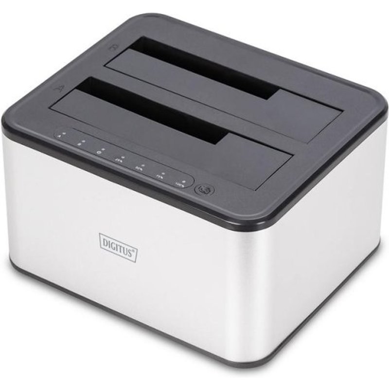 Station d'accueil Digitus DA-71540-2 USB 3.0 Double Baie Clonage SATA3