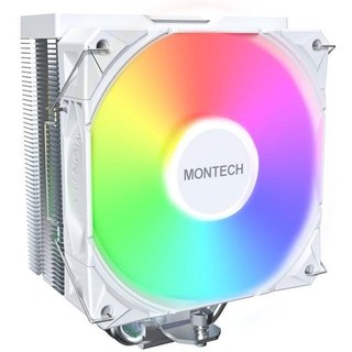 Refrigeration Air Montech Socket LGA1700 AM5 120 mm NX400 ARGB Blanc 4 Heatpipes
