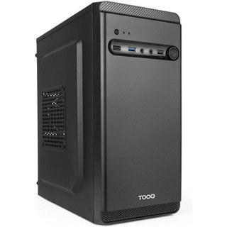 Tour Mini TooQ DODEKA ULTRA Micro-ATX 500 W Noir Silencieux