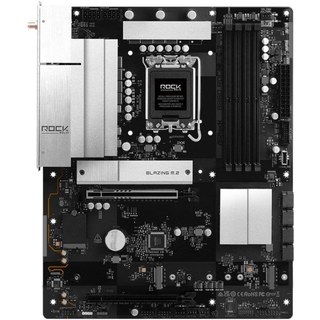 Carte mère AsRock B860 Rock Wi-Fi 7 B860 LGA1851 DDR5 ATX Wi-Fi 7 PCIe 5.0 256 Go 2.5GBE M.2