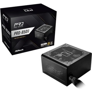 Fuente de Alimentación AsRock PRO-850G 850W Certificación 80 PLUS Gold ATX modulaire