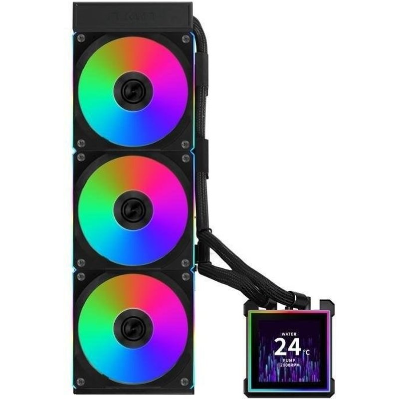 Lian Li Refrigeración Líquida Lian-Li HydroShift II LCD-S 360 mm 3 Ventilateurs RGB Écran IPS