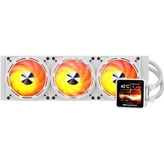 Refrigeration Liquide darkFlash DE360 360 mm 3 Ventilateurs Écran IPS ARGB Blanc