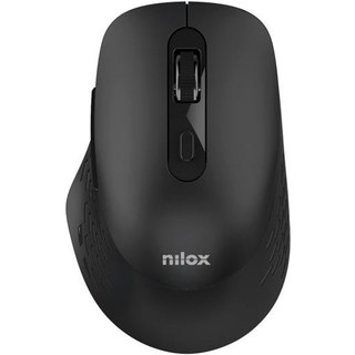 Souris Nilox Dual Wireless Bluetooth USB 1600DPI Noir 6 Boutons Ergonomique
