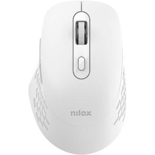 Souris Nilox NXMODWI02 Dual Wireless Bluetooth USB 1600DPI Blanc 6 Boutons Silencieux
