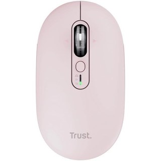 Souris Trust Seron Slim Multi Bluetooth RF 3200DPI Rose Silencieuse