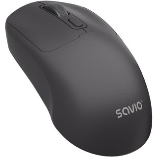 Souris Savio MB-04 Bluetooth 2.4 GHz 1600DPI Noir Double Connexion Silencieux