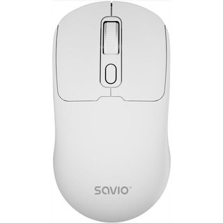 Souris Savio MB-05 Bluetooth Sans Fil 1600 DPI Blanc Clic Silencieux