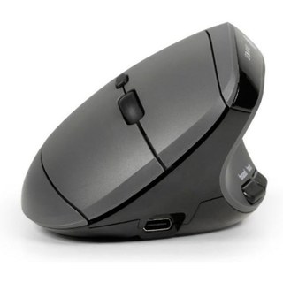 Souris BakkerElkhuizen MidWay Bluetooth USB-C 4000DPI Gris Noir Ergonomique