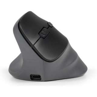 Souris BakkerElkhuizen PRF Pro Sans Fil USB-C 2400DPI Noir Gris Vertical Gaucher