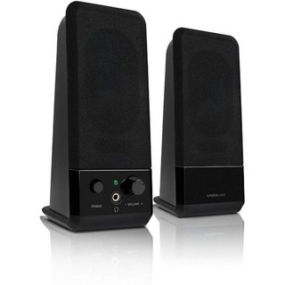 Enceintes Speedlink 2.0 filaires USB 5W avec LED intégrée