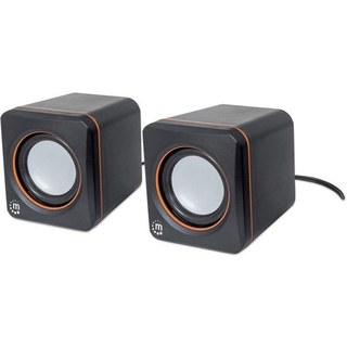 Enceintes Manhattan Compacts USB 6 W jack 3,5 mm stéréo portable