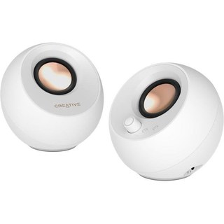 Enceintes Creative de bureau USB-C 20W avec éclairage RGB et entrée auxiliaire