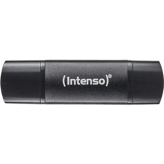 Clé USB Intenso 3544492 256 Go USB-A USB-C aluminium noir