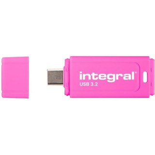 integral-brand Clé USB Integral Neon-C 64 Go USB-C 150MB/s Rose avec capuchon