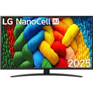 TV LG NanoCell 43NANO81A3A 43" 4K UltraHD 60 Hz Smart TV WebOS HDR10 Chromecast AIRPLAY2