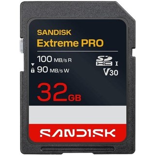 Carte SanDisk Extreme Pro 32 Go SDHC UHS-I V30 100MB/s