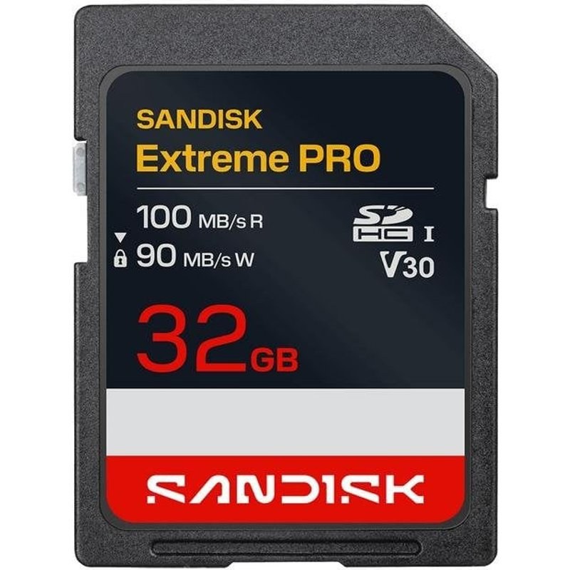 Carte SanDisk Extreme Pro 32 Go SDHC UHS-I V30 100MB/s
