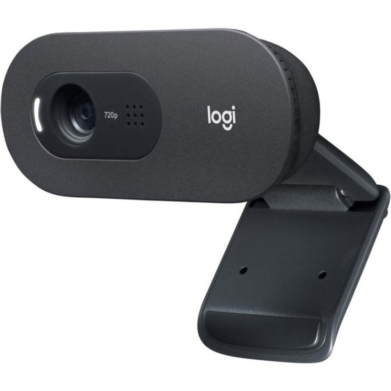 Webcam Logitech 960-001372 HD 720P 30FPS USB Microphone Clip Graphite