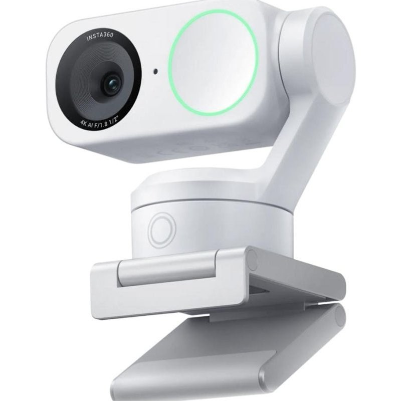 Webcam INSTA360 Link 2 Arctic White 4K Ultra HD Autofocus Zoom 4X USB-C
