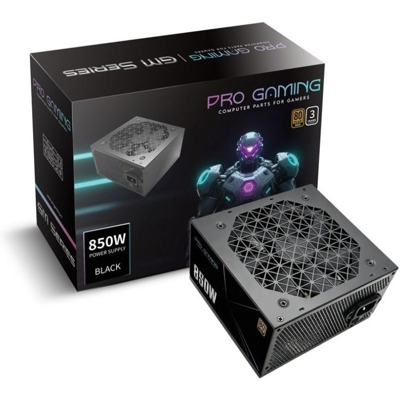Fuente de Alimentación ProGaming 850W 80+ Gold modulaire I-STOP noir