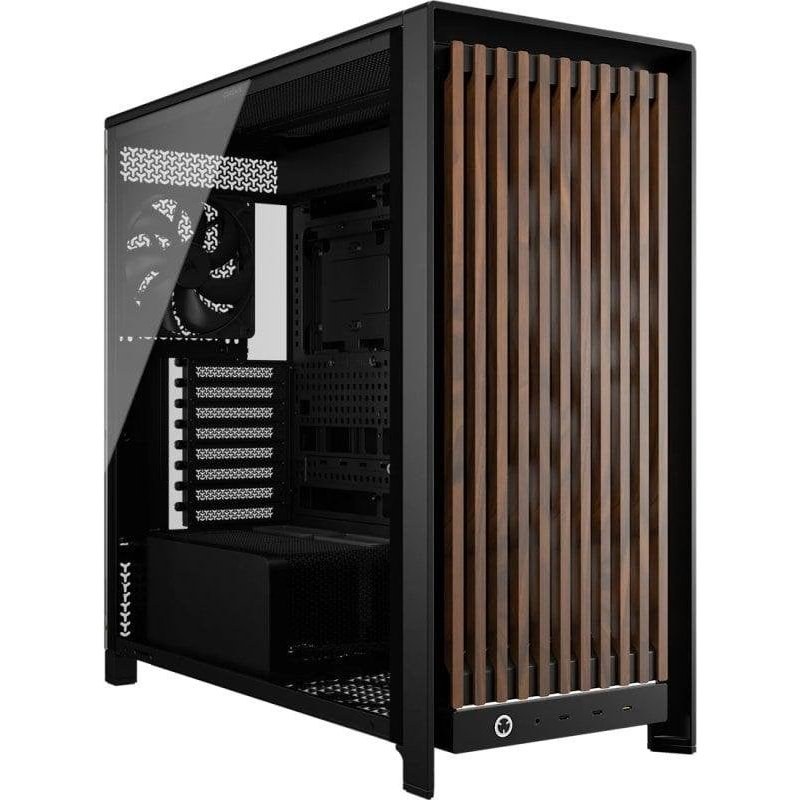 Boîtier PC Corsair Frame 5000D Wood RS Midi Tower Noir Noyer