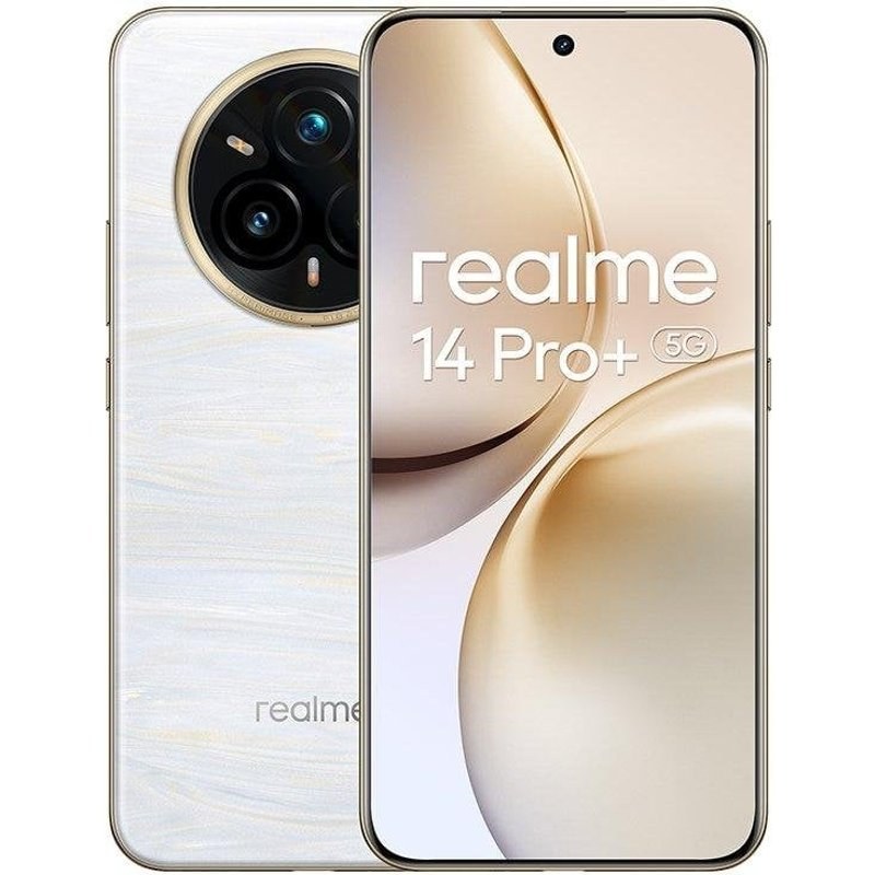 Realme 14 Pro Plus 5G 256 Go 8 Go 6,83" Blanc Triple caméra
