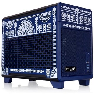 Tour Thermaltake TR100 Koralie Edition Mini-ITX Bleu Fenetre Laterale
