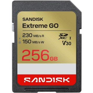 Carte SDXC SanDisk Extreme GO 256 Go UHS-I 230MB/s V30 résistante