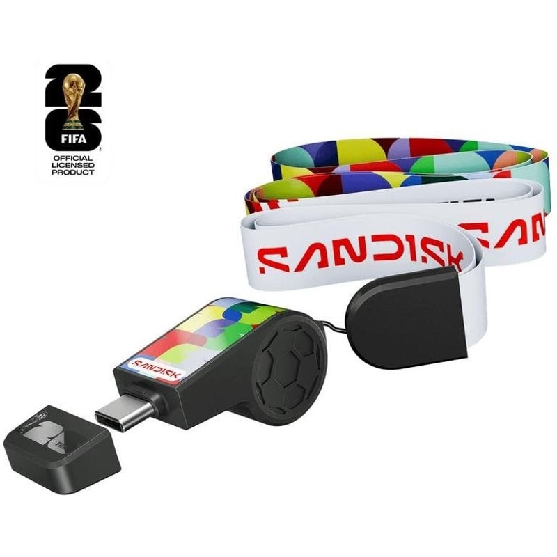 Clé USB SANDISK SDCZIA-064G-G46 64 Go USB-C 300MB/s Vert FIFA