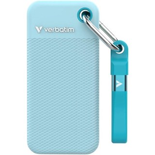 Disque Dur Verbatim Pocket SSD 1 To M.2 USB-C 10GBIT/s Bleu Ultra-Portable