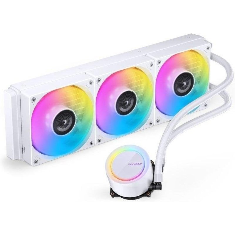 Refrigeración Líquida Jonsbo TG-360 ARGB Blanco 360 mm 3 Ventiladores PWM LED